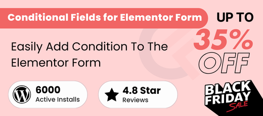 Conditional Fields for Elementor Form
