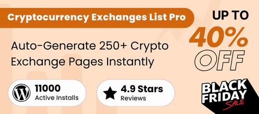 Cryptocurrency Exchanges List Pro