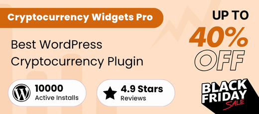 Cryptocurrency Widget Pro