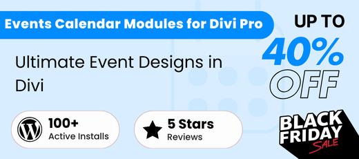 Events Modules For Divi