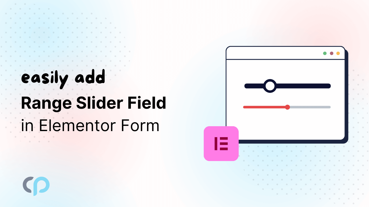 Add Range Slider Elementor Form