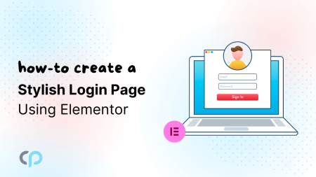 Stylish Login Page Using Elementor