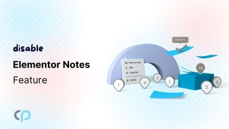 Disable Elementor notes feature